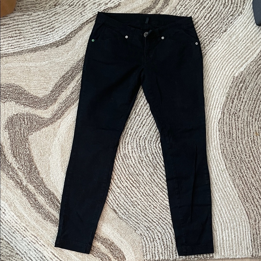 Benetton Black Skinny Jeans